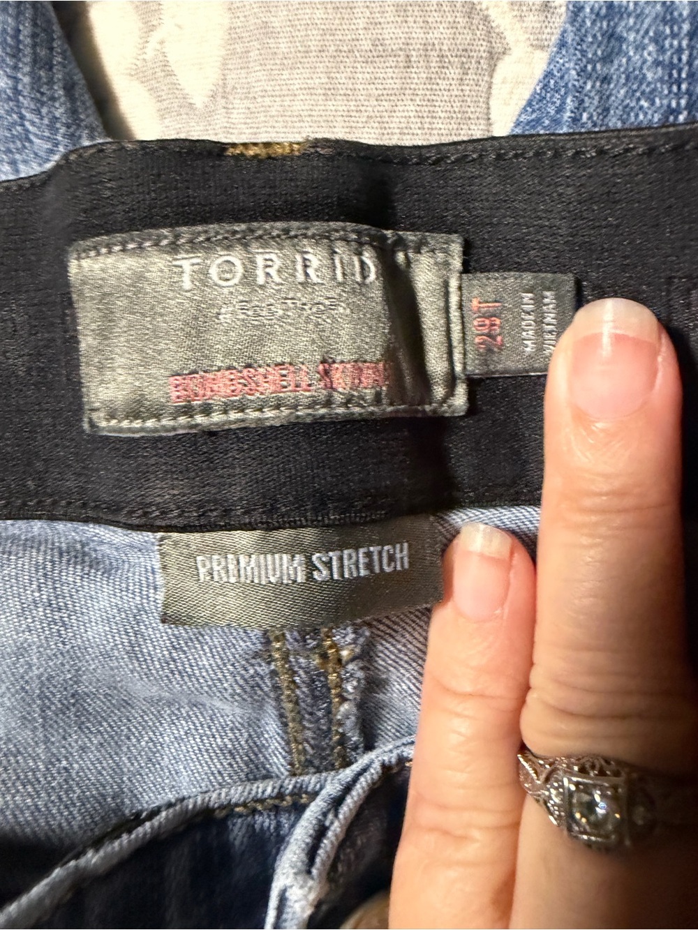 Torrid bundle jeans cut into capris.